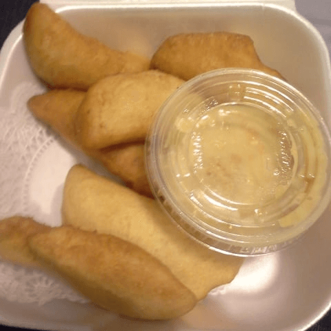 Thai Donut with Condensed Milk.