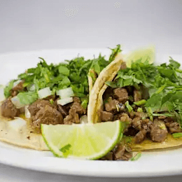 Carne Asada (Skirt Steak) Taco.