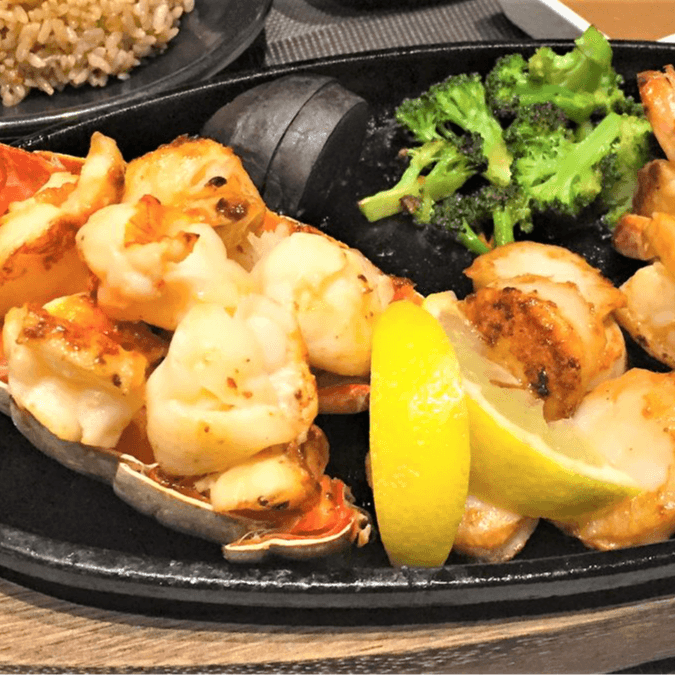 Seafood Combo Teriyaki.