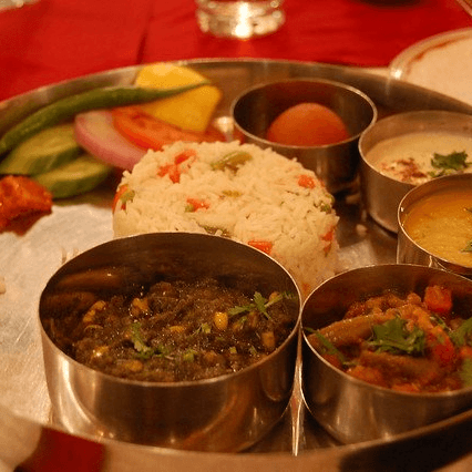 Vegetarian Thali.