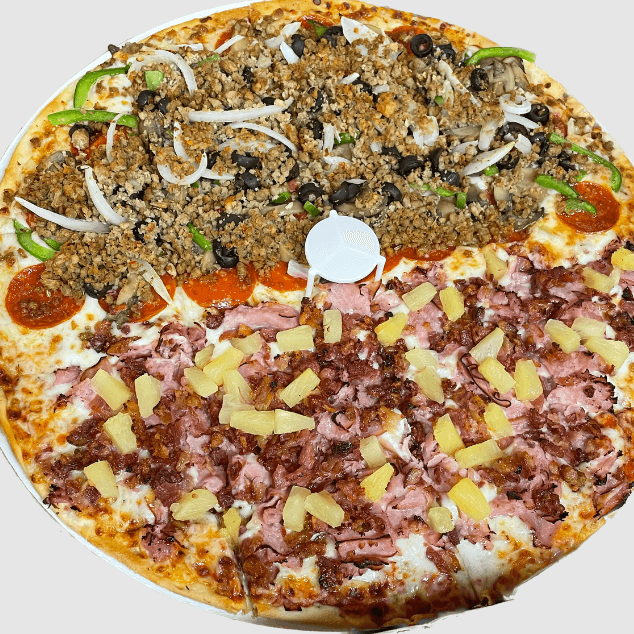 Half and Half Pizza (14").