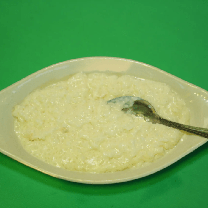 Kheer (Rice Pudding).