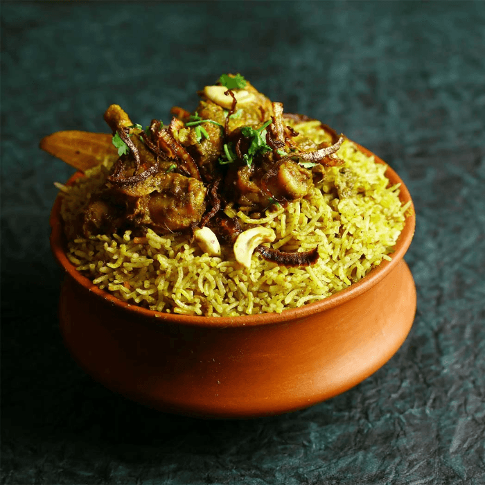 Gongura Chicken Fry Biryani