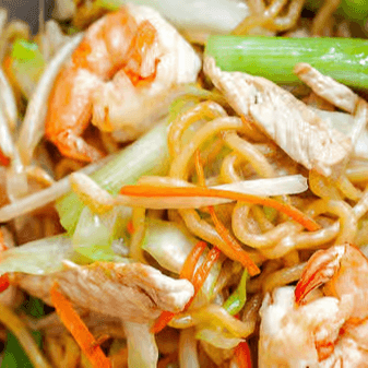 Chow Mein Noodle Seafood