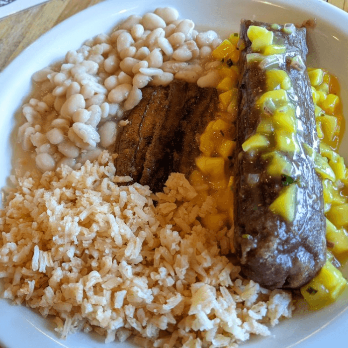 Tropi-cal Strawberry Tamale Plate