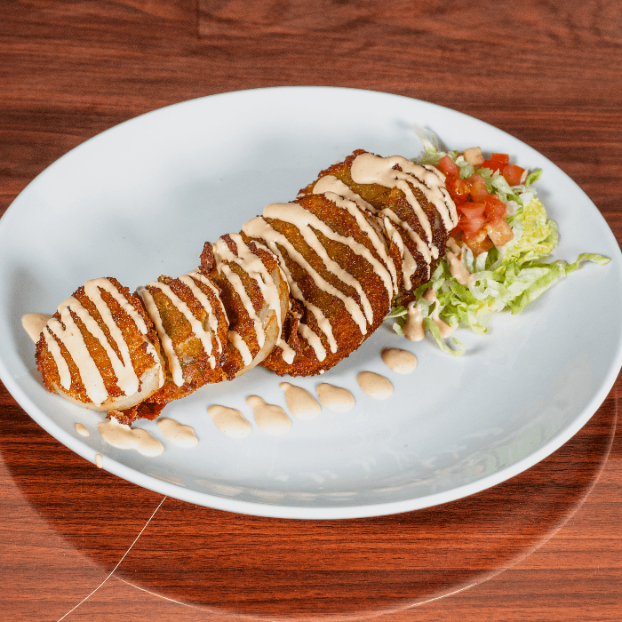 Guacamole Onion Rings.