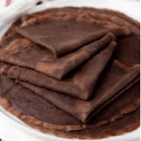 Dark Chocolate Crepe.