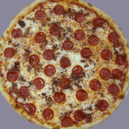 Bacon Pepperoni Pizza.