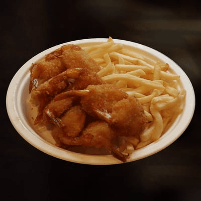 10 Piece Fried Shrimp & Fries