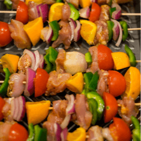 Chicken Kabobs.