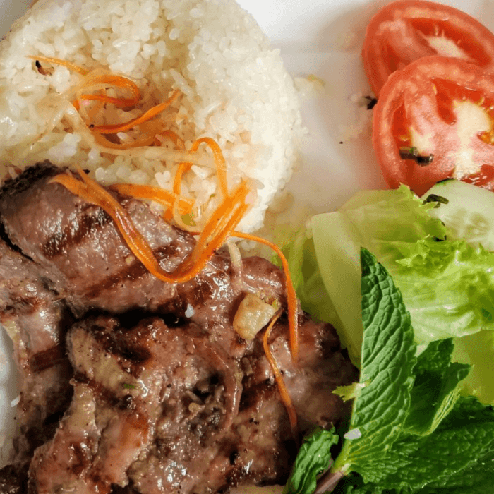 Char-Grilled Pork Rice Plate / Com Thit Nuong