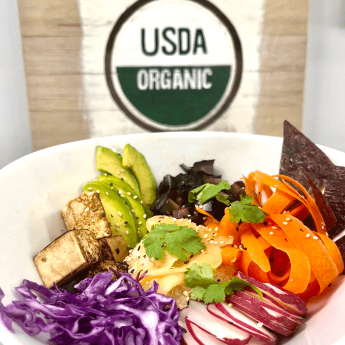 Organic Vegan Sushi Bowl