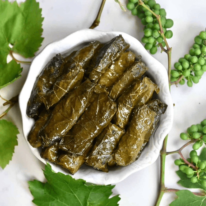 *GRAPE LEAVES TAKEOUT