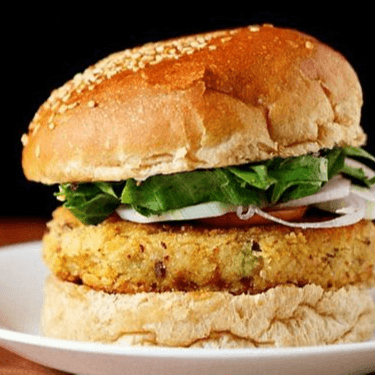 Roasted Beet and Chickpea Burger