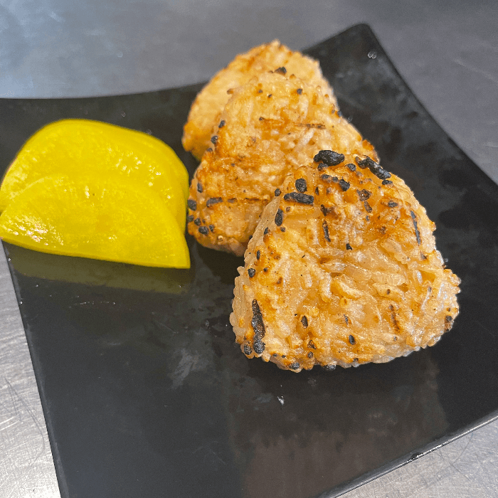 Grilled Rice Ball.