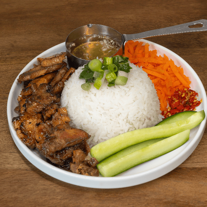 Pork Rice Plate.