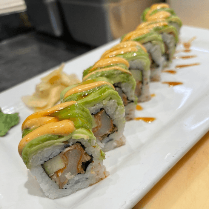 Green Dragon Roll.
