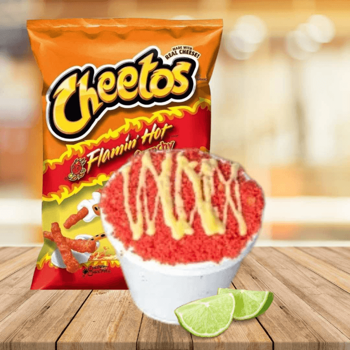 Corn in a Cup with Crushed Hot Cheetos 16oz