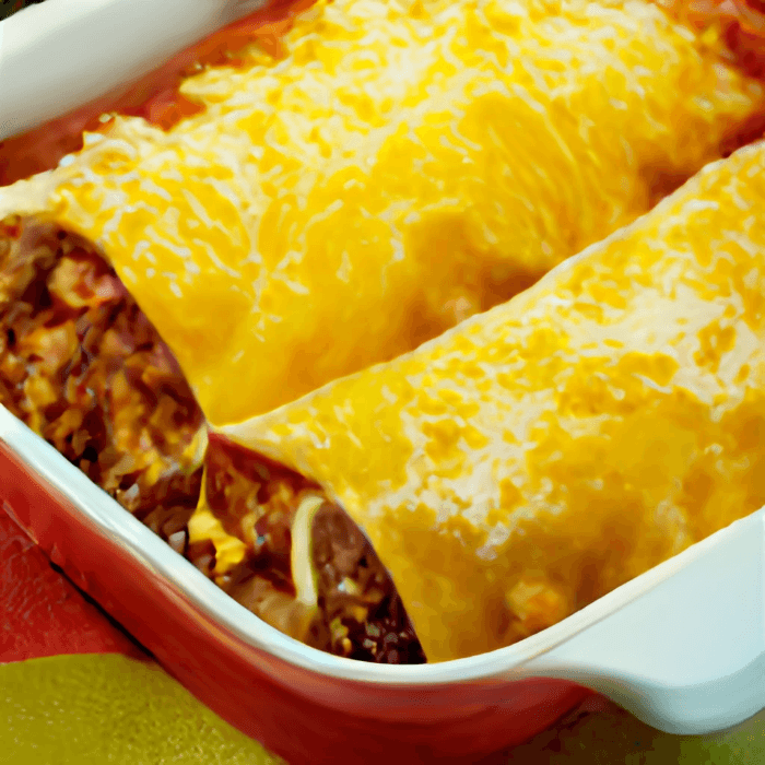 Two Pork Enchiladas