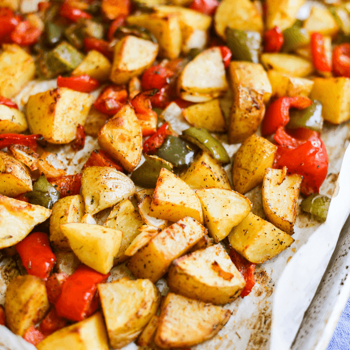 Side: Morning Potatoes w/Peppers & Onions