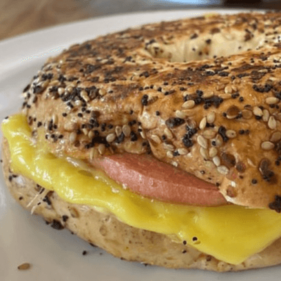 Ham, Egg and Cheese Bagel