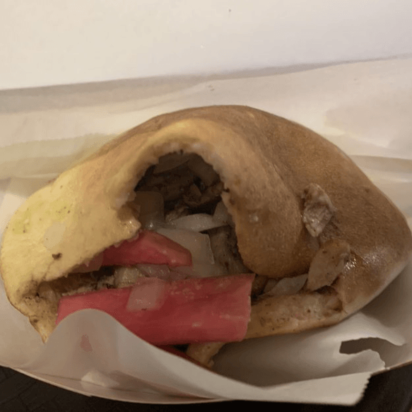 Chicken Shawarma Pita.