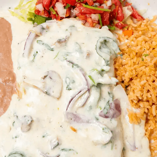 Enchiladas Poblanas.