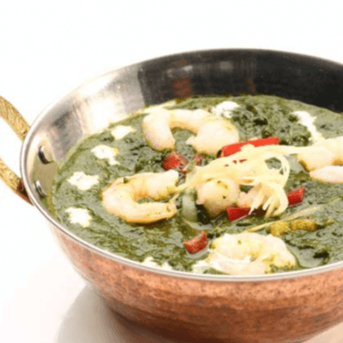 Shrimp Palak