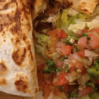 Fried Pork Quesadilla