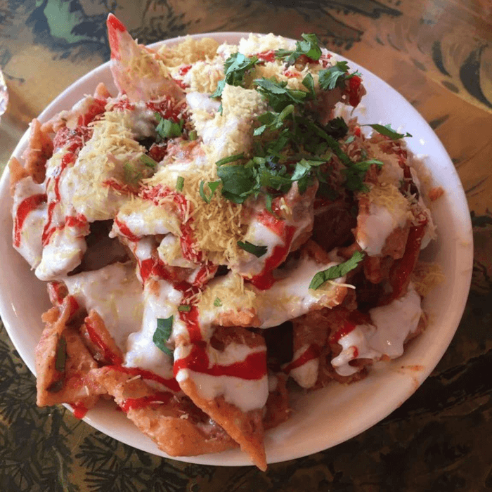 Aaloo Papdi Chaat.