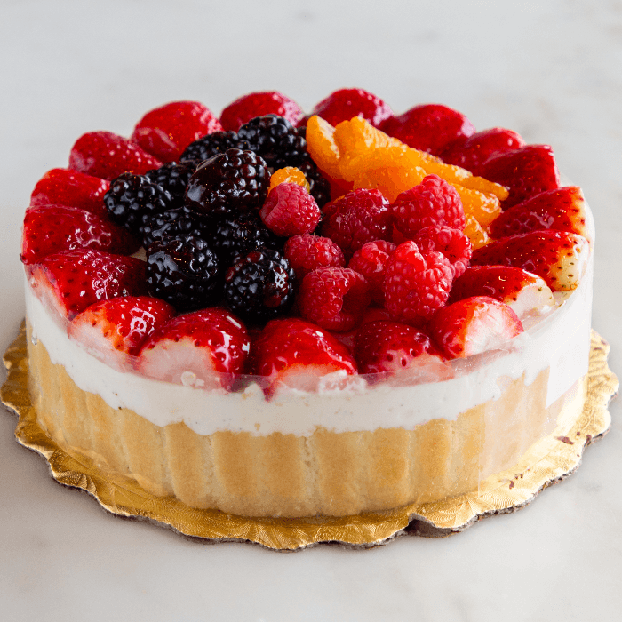 Fruit Bavarian Cake