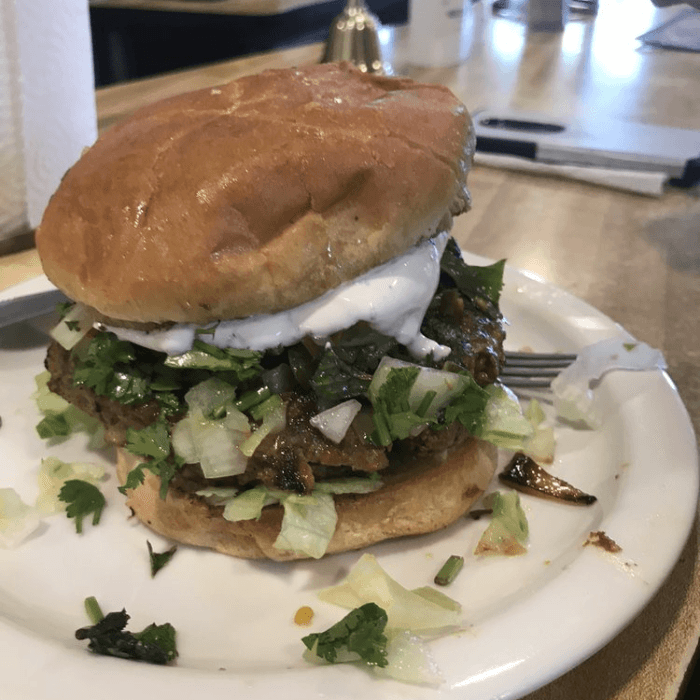Lamb Masala Burger