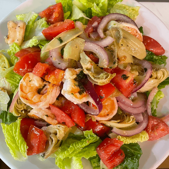 Grilled Prawns Salad