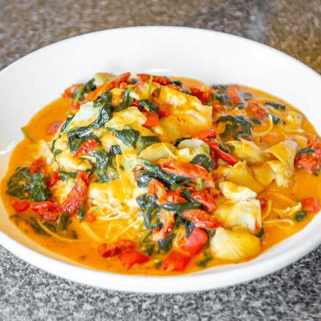 Primavera Pasta with Chicken.