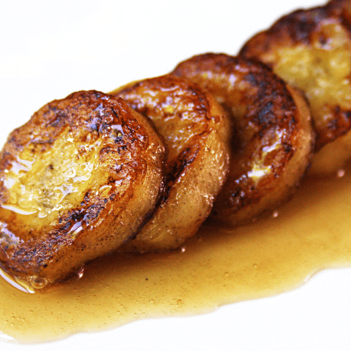 Fried Banana with Honey