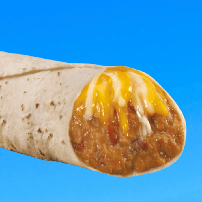 Cheese & Beans Burrito