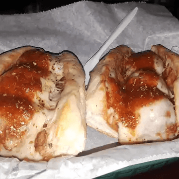 Meatball Parmesan Sandwich.