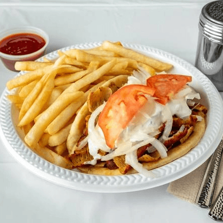 Chicken Gyro Sandwich.