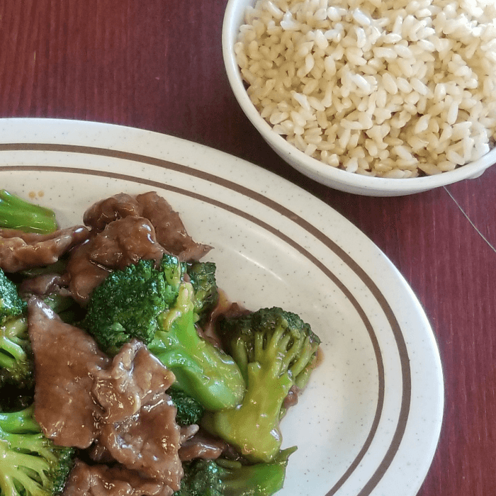 Beef and Broccoli Combo.