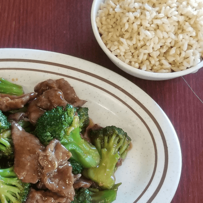 Beef and Broccoli Combo