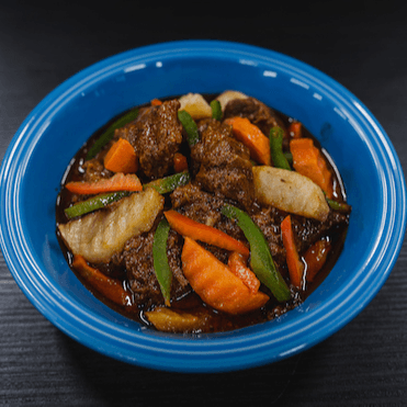 Beef Caldereta.