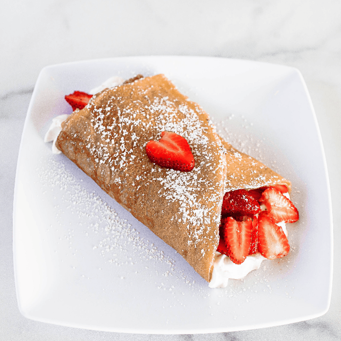 Strawberry Crepe.