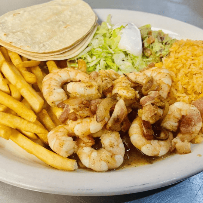 Camarones al Mojo de Ajo.