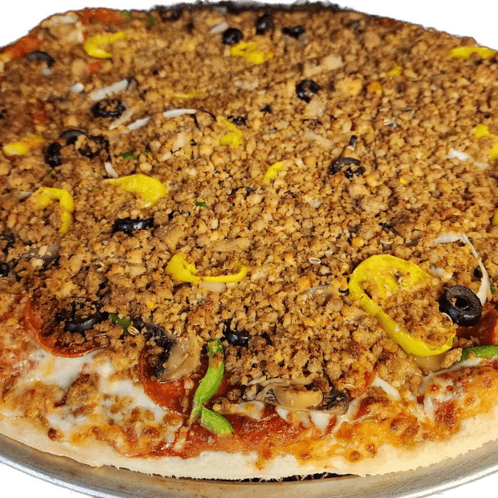 Super Strom Pizza (Neapolitan or Cauliflower).