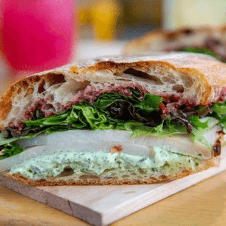 1/2 Turkey Boursin Sandwich Combo