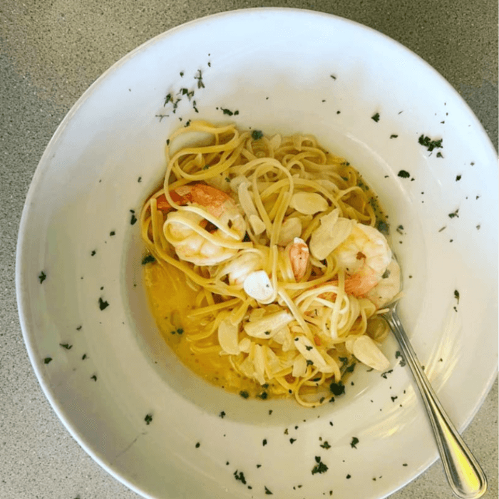Shrimp Scampi.