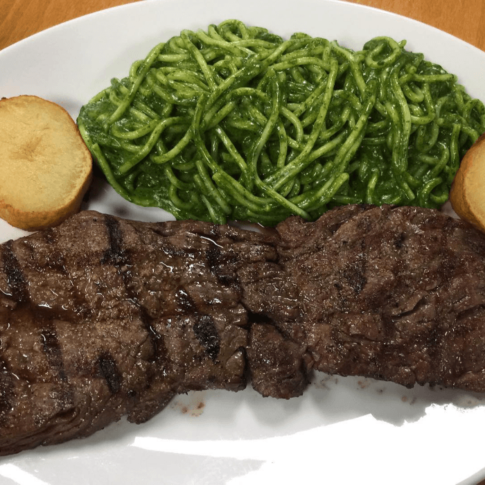 Tallarin Verde de Carne