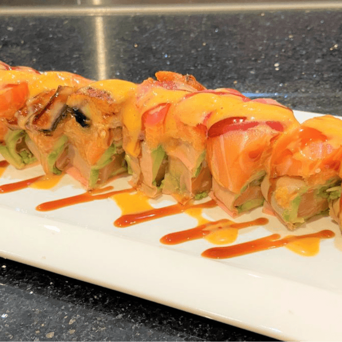 Dream Sashimi Roll (No Rice With Soy Paper).