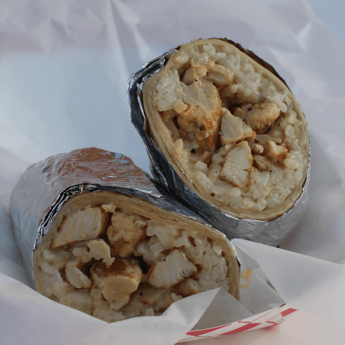 Arroz Con Pollo Burrito