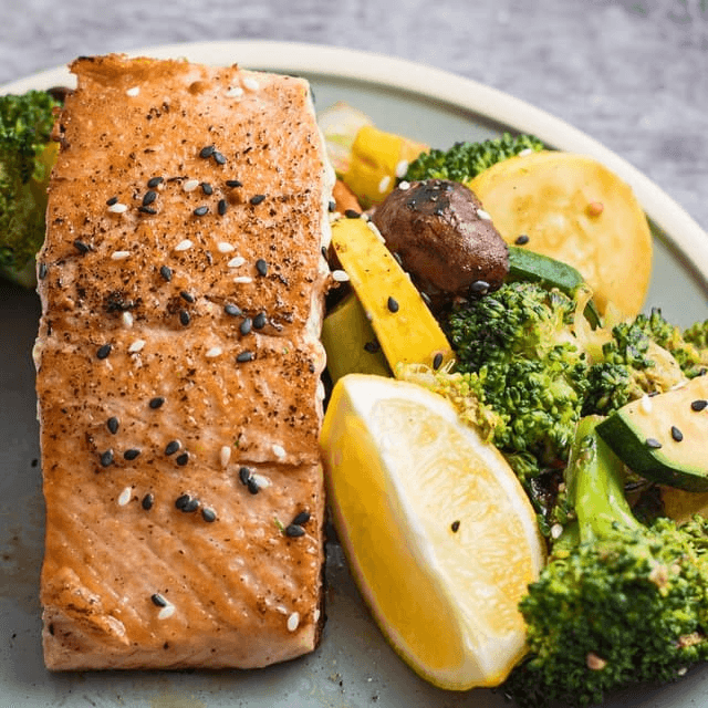 Kid's Hibachi Salmon